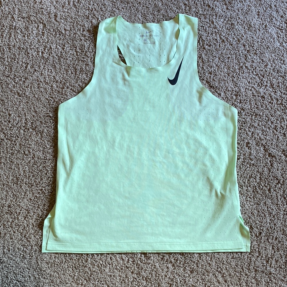 Men’s size M Nike AeroSwift Singlet - Vapor Green
